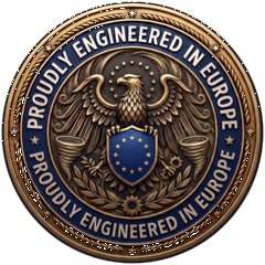 Proudly engineered in Europe